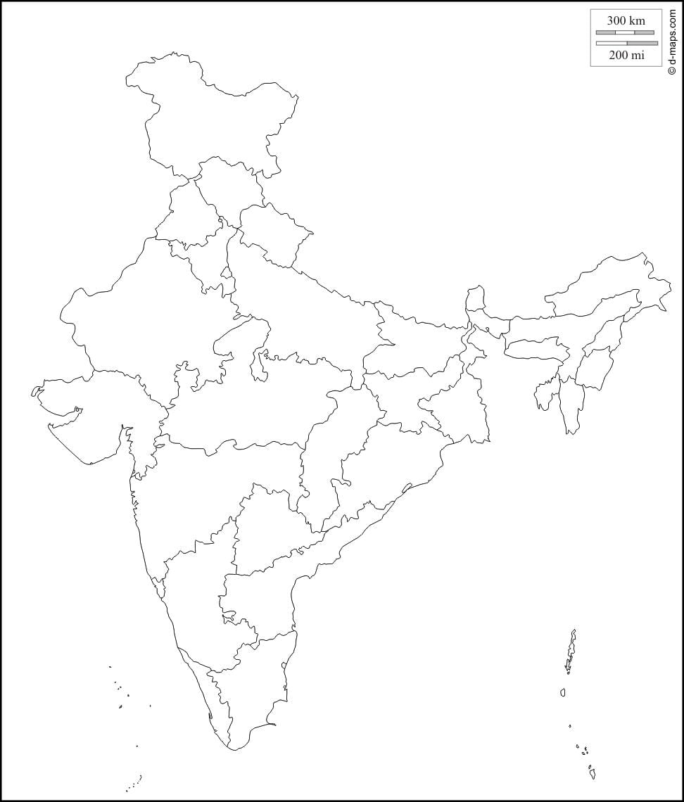 mapa Indie formularz