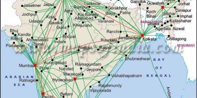 Filtr powietrza mapie Indii