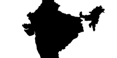 Ilustracja mapa Indii