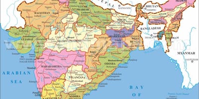 Mapa Indii